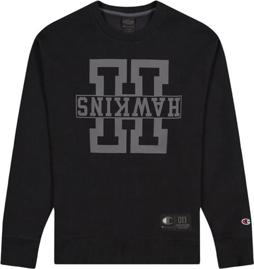 Champion Crewneck Sweatshirt Mand Black Beauty Sweatshirts Str S - Bomuld hos Magasin