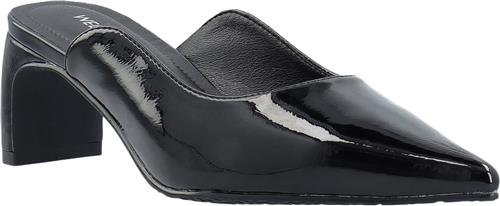 Se Bianco Rowe Heel Cutline Mule #P Kvinde Black Mules Str 36 - hos Magasin ved Magasin