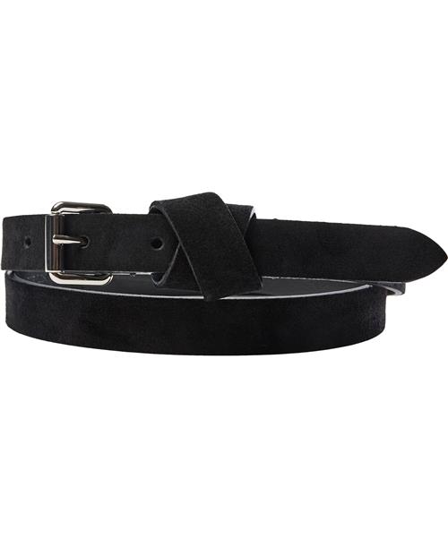 Magasin du Nord Collection Magasin Knot Belt Nero w/ Silver M Bælter