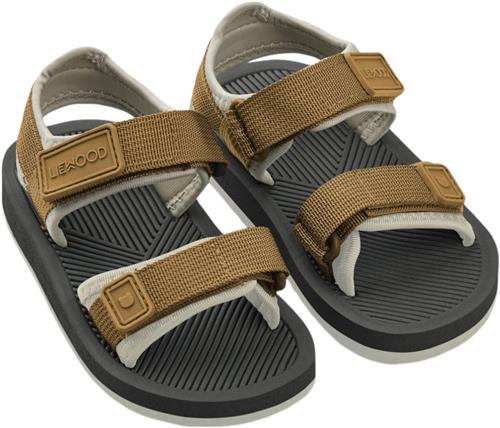 Liewood Monty Sandals Golden Caramel Multi Mix Sandaler Str 23 - hos Magasin