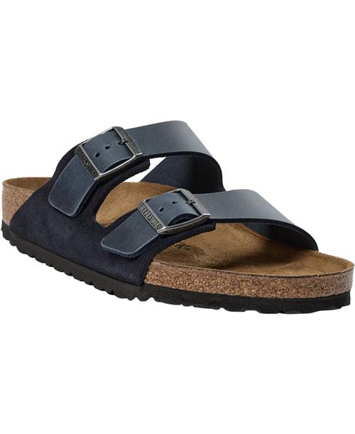 Birkenstock Arizona Leve/leoi Midnight Mand Midnight Sandaler Str 43 - hos Magasin