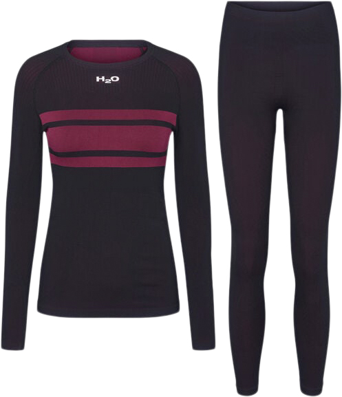 H2O Gilla Seamless Skiundertøj 44/46 - Baselayer Polyester hos Magasin