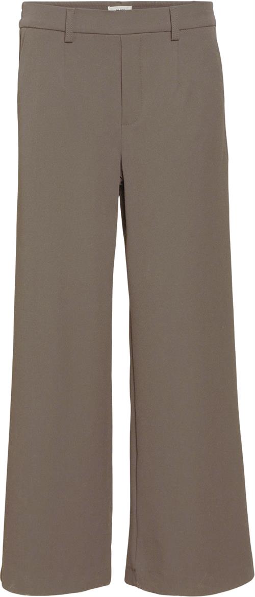 Object Objlisa Wide Pant Noos Kvinde Fossil Bukser Med Brede Ben Str 42 - hos Magasin