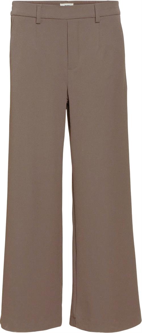 Object Objlisa Wide Pant Noos Kvinde Fossil Bukser Med Brede Ben Str 36 - hos Magasin