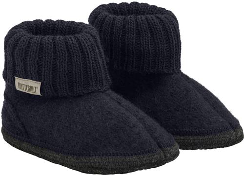 Se Huttelihut Slippers Wool Dark Navy Hjemmesko Str 31 - Uld hos Magasin ved Magasin