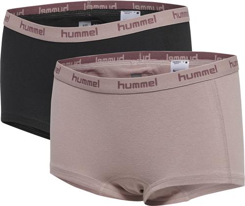 Hummel Hmlcarolina Hipsters 2pack Str 98-104 - Rosa Underbukser hos Magasin