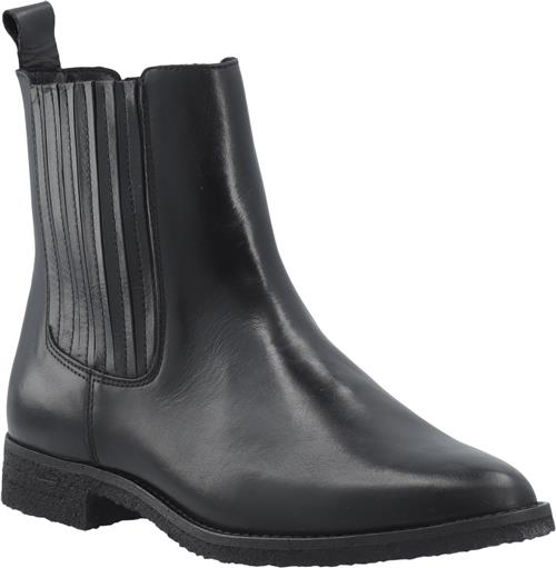 Se Cashott Casagnes Chelsea Boot Pull Up Leather Kvinde Black Chelsea Boots Str 40 - hos Magasin ved Magasin