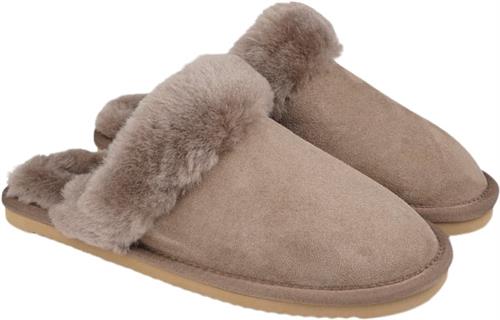 Lovelies Gossa Shearling Slippers Kvinde Walnut Hjemmesko Str 40 - Uld hos Magasin