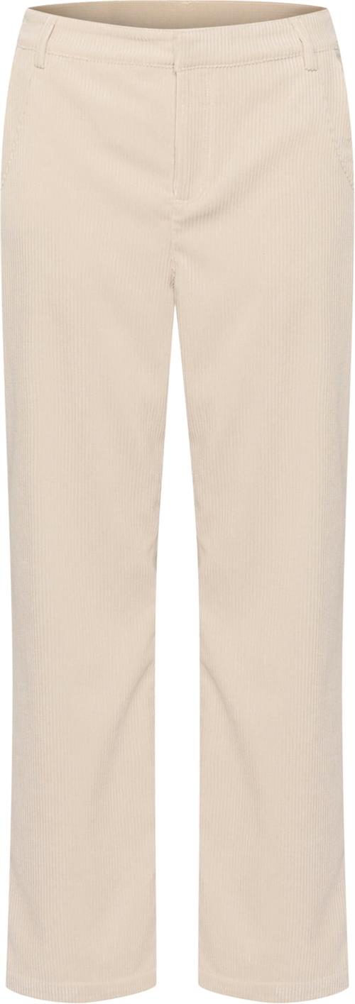 Se Cream Crcory Straight Pant Kvinde Ancient Scroll Bukser Med Lige Ben Str 40/32 - hos Magasin ved Magasin