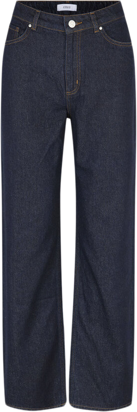 Envii Enbree Jeans 6856 Kvinde Dark Blue Rinse Straight Jeans Str 38 - hos Magasin