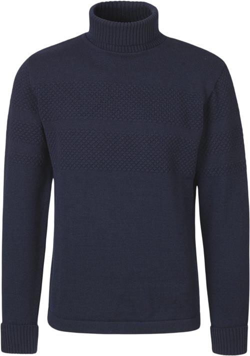 Mads Nørgaard - Copenhagen Wool Klemens Knit Mand Blå Turtlenecks Str S - Uld hos Magasin