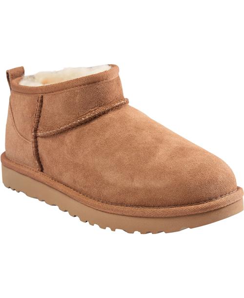 UGG W Classic Ultra Mini Kvinde Chestnut Ankelstøvler Str 36 - hos Magasin