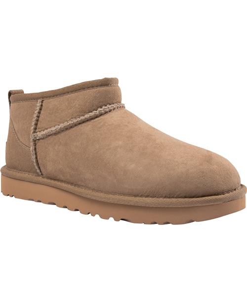 Se UGG W Classic Ultra Mini Kvinde Antilope Ankelstøvler Str 37 - hos Magasin ved Magasin