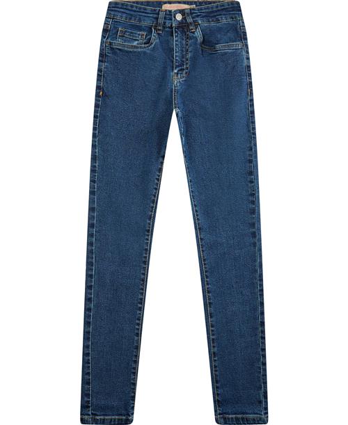 Denim Project Dpwmaja Highwaist Skinny Jeggins Kvinde W002 Dark Blue Skinny Jeans Str 33 / 34 - hos Magasin