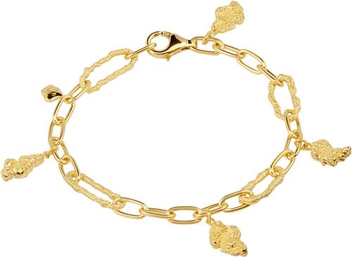 Camille Brinch Jewellery Charm Crush Bracelet 17 cm - Kædearmbånd Med Vedhæng hos Magasin