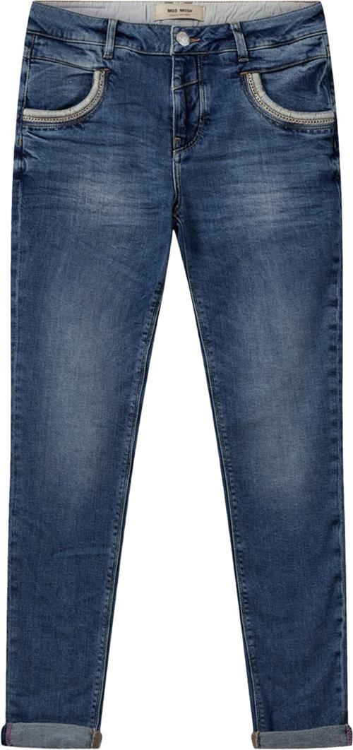 Mos Mosh Mmnaomi Mateos Jeans Kvinde Blue Skinny Jeans Str 26/Regular - hos Magasin