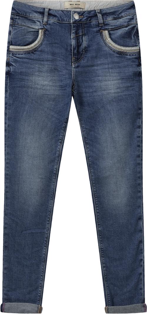 Mos Mosh Mmnaomi Mateos Jeans Kvinde Blue Skinny Jeans Str 25/Regular - hos Magasin