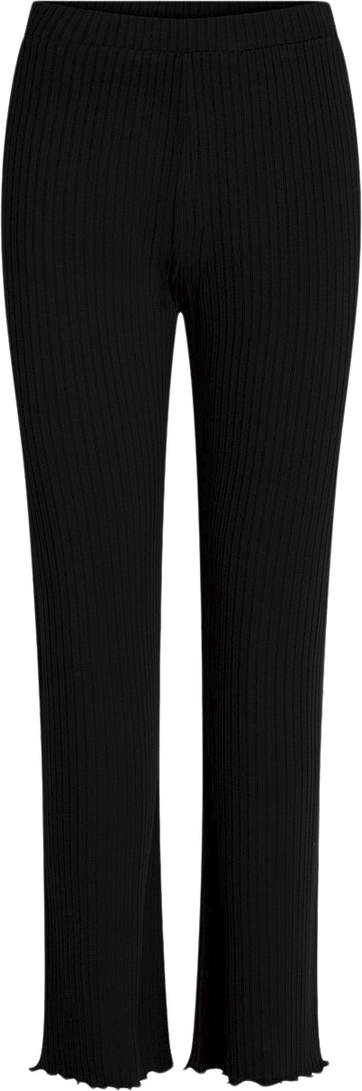 Se Mads Nørgaard - Copenhagen 5x5 Solid Lonnie Pants FAV Kvinde Sort Bukser Med Smalle Ben Str S - hos Magasin ved Magasin