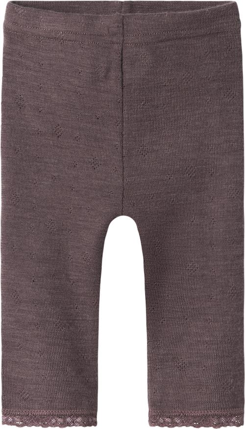 Se Name It Nbfwang Wool Needle Legging Solid N Str 50 - Sparrow Leggings hos Magasin ved Magasin