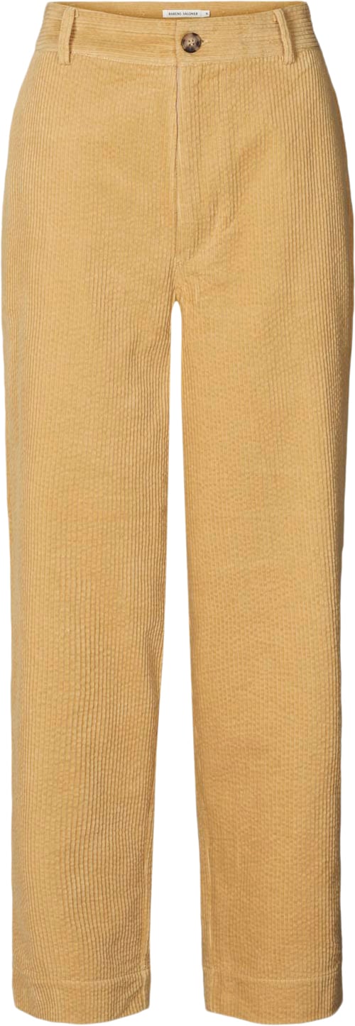 Se Rabens Saloner Corduroy Pants Carly Kvinde Mustard Bukser Med Lige Ben Str XL - hos Magasin ved Magasin