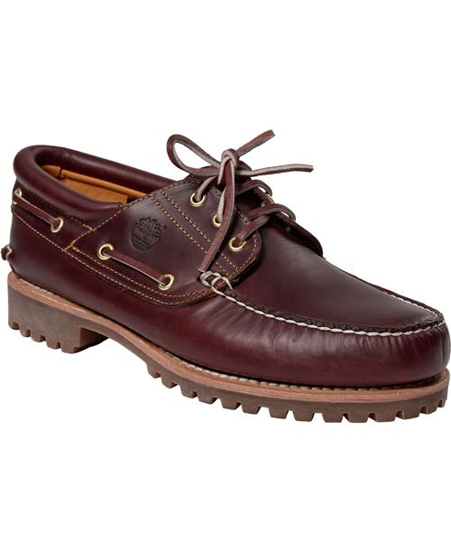 TIMBERLAND Authentics 3 Eye Classic Lug Burgun Mand Burgundy Sejlersko Str 42 - hos Magasin