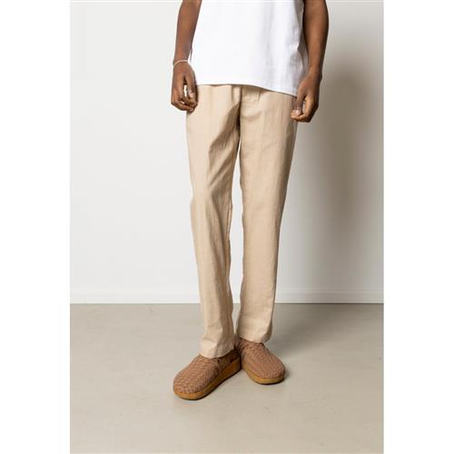 Clean Cut Copenhagen Barcelona Cotton / Linen Pants Mand Khaki Casual Bukser Str XL / Regular - Bomuld hos Magasin