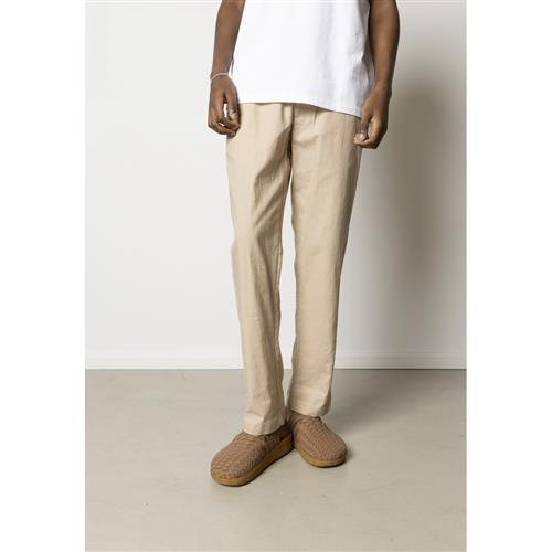 Se Clean Cut Copenhagen Barcelona Cotton / Linen Pants Mand Khaki Casual Bukser Str XXL / Regular - Bomuld hos Magasin ved Magasin