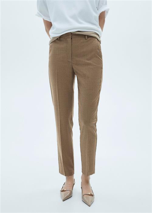 MANGO Trousers .- Warm Kvinde Brown Bukser Str 44 - hos Magasin