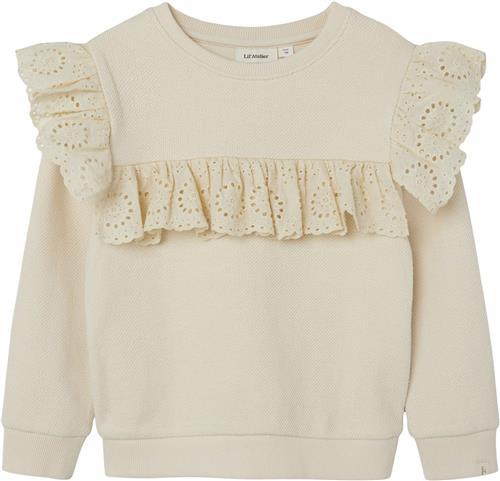 Lil' Atelier Nmfnolan LS Sweat LIL Str 110 - Turtledove Strik hos Magasin