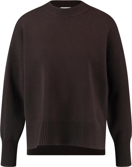 Se Gerry Weber Pullover 1/1 Sleeve Kvinde Dark Oak Sweaters Str 46 - hos Magasin ved Magasin