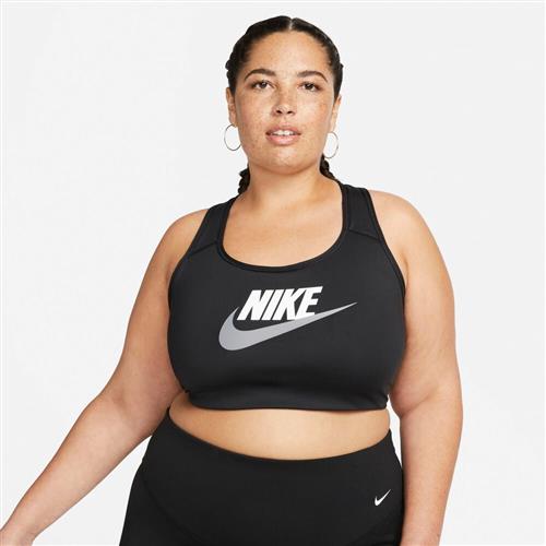 Nike Dri Fit Swoosh Medium Support Non Padded Sports Bh Plus Size M - Sports Bh'er hos Magasin