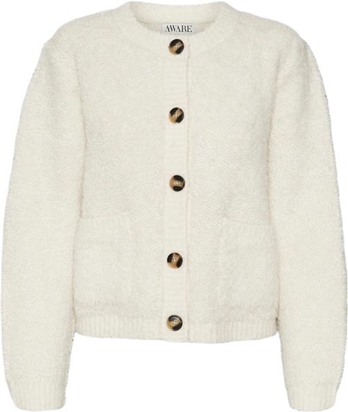 Vero Moda Vmnalani LS Oneck Cardigan VMA Kvinde Birch/melange Sweaters Regular Fit Str L - hos Magasin