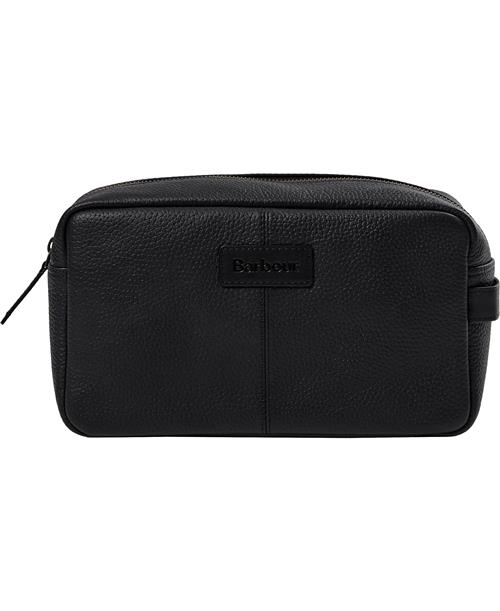 Se Barbour Barbour High Leather Washbag ONE SIZE - Toilettasker hos Magasin ved Magasin