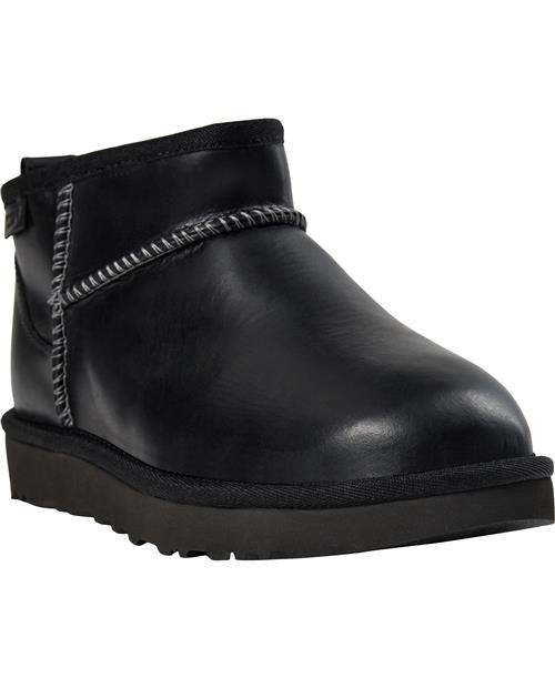 UGG W Classic Ultra Mini Kvinde Black Vinterstøvler Str 39 - hos Magasin