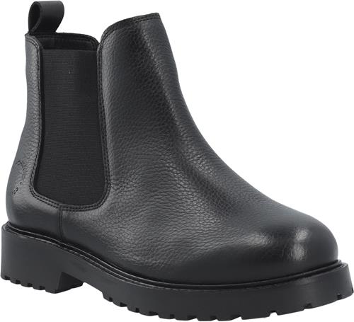 Cashott Casaya Chelsea Boot Warm Lining WR Leather Kvinde Black Chelsea Boots Str 40 - hos Magasin