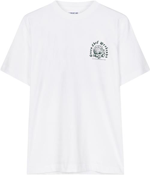 Libertine-Libertine Beat Green Chef Mand Hvid Kortærmede T-shirts Str L - Bomuld hos Magasin