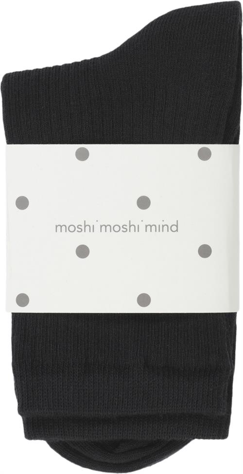 Moshi Moshi Mind Story rib Socks Ankelstrømper Str 36/38 - Bomuld hos Magasin