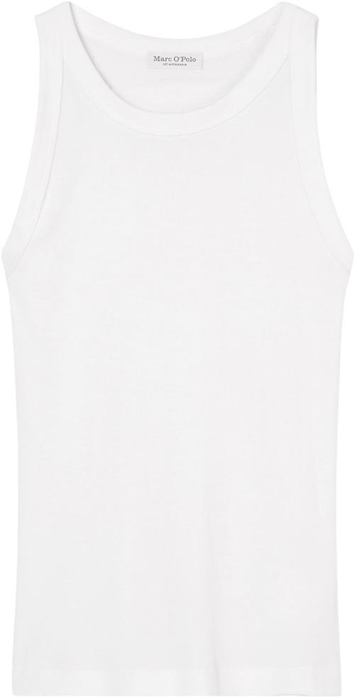 Marc O’Polo Top, 1 1 rib Kvinde White Tanktoppe Str L - hos Magasin