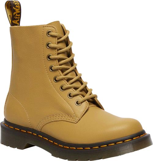 Dr. Martens 1460 Pascal Mustard Virginia Kvinde Mustard Snørestøvler Str 37 - hos Magasin