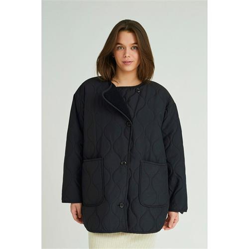 A-VIEW Asta Jacket Kvinde Black Overgangsjakker Str 44 - hos Magasin