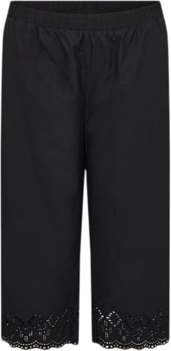 Wasabiconcept Wafay 2 Kvinde 9999 Black Capri Bukser Str 50/52 - Bomuld hos Magasin