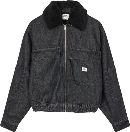 Mads Nørgaard - Copenhagen Dark Denim Sunny Jacket Kvinde Sort Overgangsjakker Str 40 Denim - hos Magasin