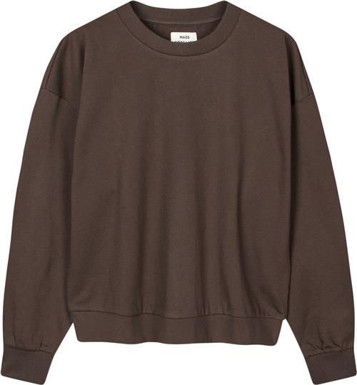 Se Mads Nørgaard - Copenhagen Airy Sweat Denver Sweatshirt Mand Brun Sweatshirts Str L - hos Magasin ved Magasin