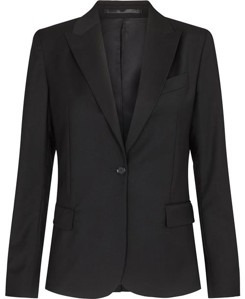 Se Filippa K Sasha Cool Wool Blazer Kvinde Black Blazere Str 34 - hos Magasin ved Magasin