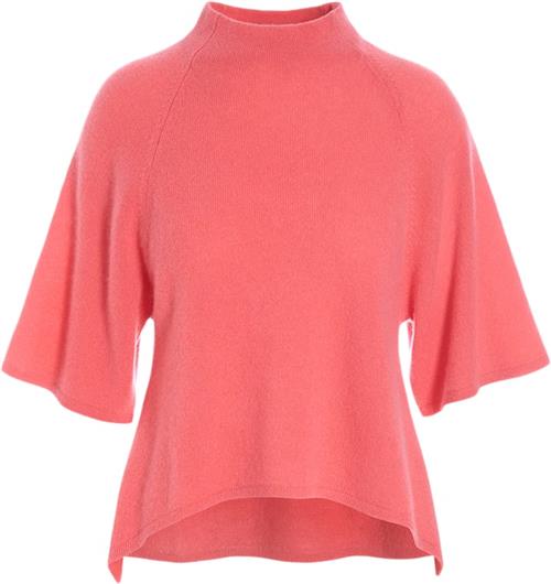 Bitte Kai Rand Cloud Cashmere Kvinde Cool Coral Kortærmet Strik Str S Cashmere - hos Magasin