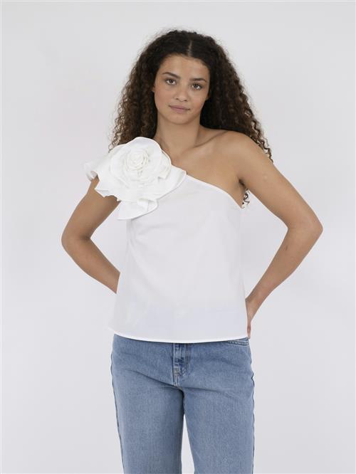 Neo Noir Kelina Rose Top Kvinde White Toppe Str 38 - hos Magasin