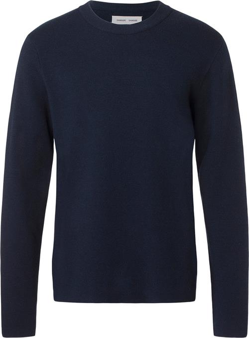 Samsøe Samsøe Gunan Crew Neck 10490 Mand Sky Captain Sweaters Str XL - hos Magasin