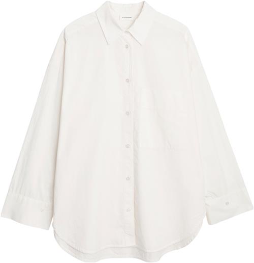 Se By Malene Birger Derris Kvinde Whisper White Langærmede Skjorter Str 40 - hos Magasin ved Magasin