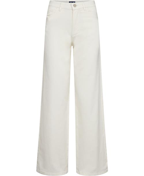 Se Baum und Pferdgarten Nicette Kvinde White Denim Wide Jeans Str 42 - hos Magasin ved Magasin