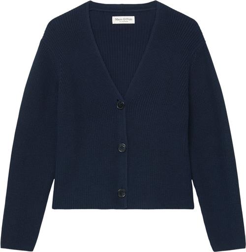 Se Marc O’Polo Cardigan, Longsleeve, Vneck Kvinde Night Sky Cardigans Str S - hos Magasin ved Magasin